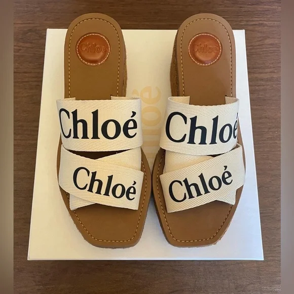 Chloé Woody Wedge Espadrilles - Picture 3 of 6